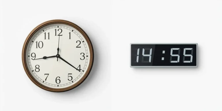Diferencia Entre los Formatos de Hora de 12 y 24 Horas