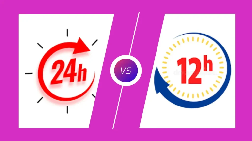 Diferencia entre los formatos de hora de 12 y 24 horas Diferencia entre los formatos de hora de 12 y 24 horas