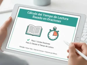 Cálculo del Tiempo de Lectura Basado en Oraciones