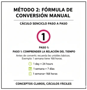 Paso 1 Comprender la Relación del Tiempo