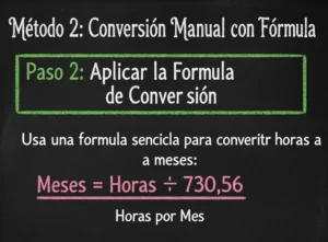 Paso 2 Aplicar la Fórmula de Conversión
