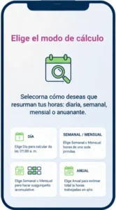 Paso 2 Elige el Modo de Cálculo