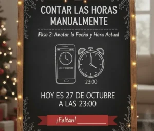 Paso 2 – Anotar la Fecha y Hora Actual