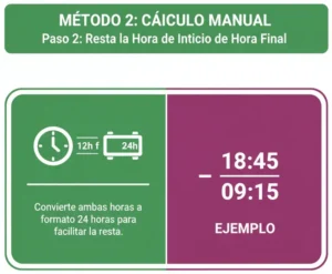 Paso 3: Ajusta por AM/PM o Cambio de Fecha