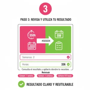 Paso 3 Revisa y Utiliza Tu Resultado