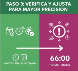 Paso 3 Verifica y Ajusta para Mayor Precisión