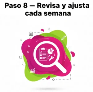 Paso 8 — Revisa y Ajusta Cada Semana