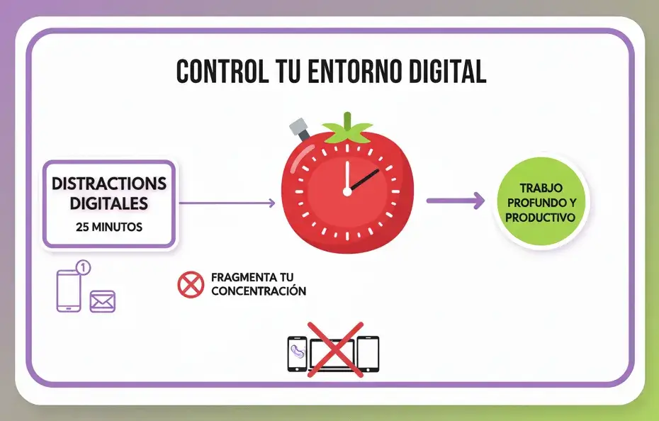 Técnica 4 Limita las Distracciones e Interrupciones Digitales