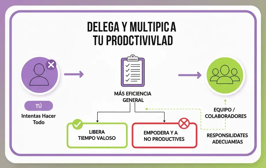 Técnica 6 Delegar en Lugar de Hacer Todo Tú Mismo