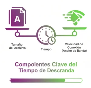 Componentes Clave del Tiempo de Descarga