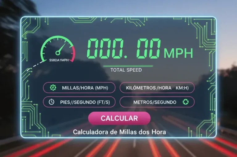 Conversión de Millas por Hora