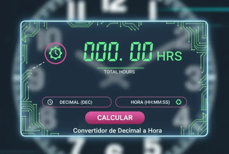 Convertidor de Decimal a Hora