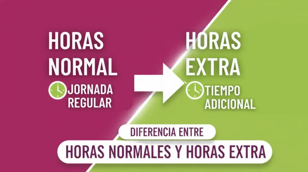 Diferencia Entre Horas Normales y Horas Extra