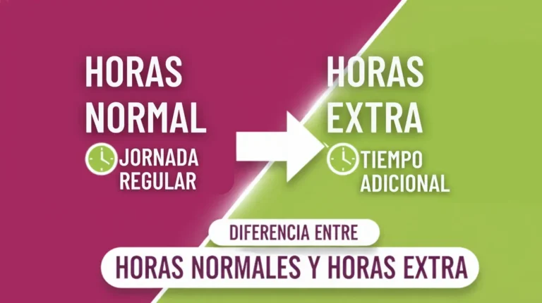 Diferencia Entre Horas Normales y Horas Extra