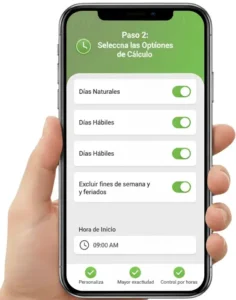 Paso 2 Selecciona las Opciones de Cálculo