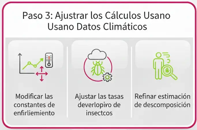 Paso 3 Ajustar los Cálculos Usando Datos Climáticos