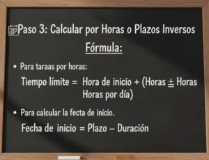 Paso 3 Calcular por Horas o Plazos Inversos