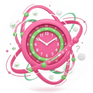 Reloj Moderno de 12 vs 24 Horas – Estandarización Global