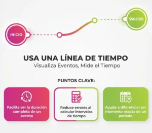 1. Usa una Línea de Tiempo