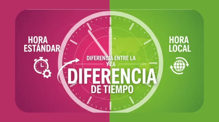 Diferencia Entre la Hora Estándar y la Hora Local