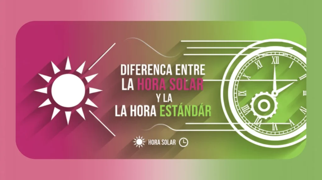 Diferencia Entre la Hora Solar y la Hora Estándar